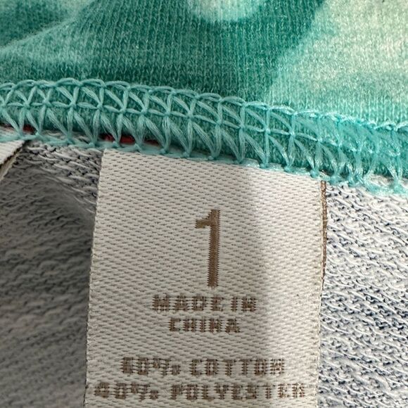 Chico's Weekends Tropical Cotton/Poly Zip Jacket Size 1 (S) - Picture 5 of 5